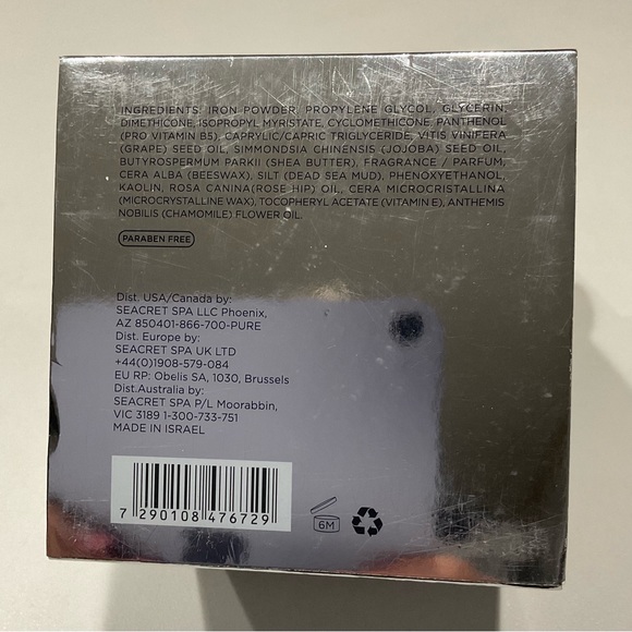 🎃NWT SEACRET Mud Mask - M4 Dead Sea Mineral Rich Magnet Facial Mask 1.8… - Picture 2 of 3